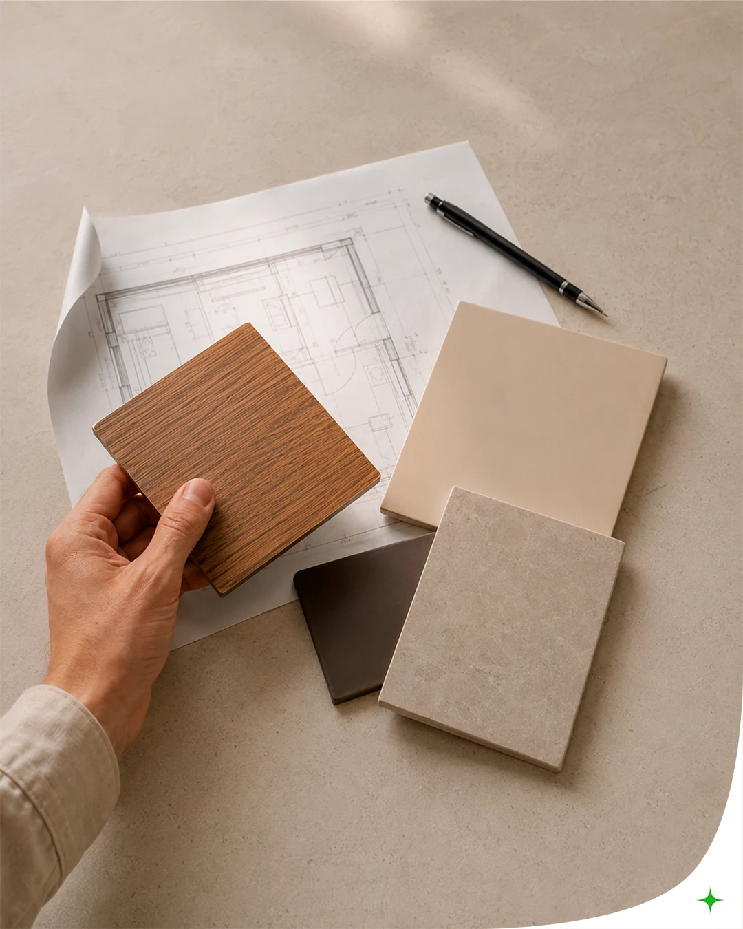 Pieza de contenido sobre materiales y arquitectura